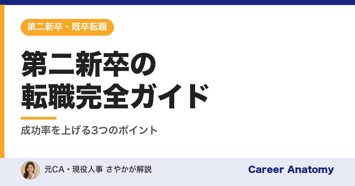 第二新卒の転職完全ガイド